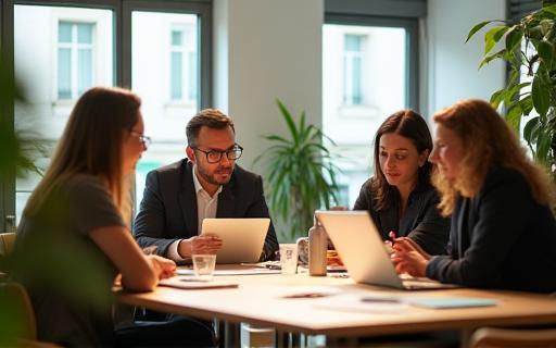 L’équipe Mobilité Design Solutions à Lyon, en pleine collaboration